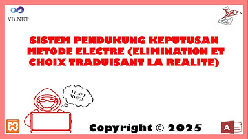 SOURCE CODE SISTEM PENDUKUNG KEPUTUSAN  METODE ELECTRE  VB NET MYSQL