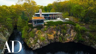 Inside A Mansion Built On The Edge Of An Abandoned Quarry | Unique Spaces | Architectural Digest