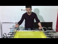 Manuel İpek Germe Makinesi ile Serigrafi Kalıbı Yapma // Screen Printing Silk Preparation