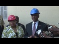 Visite des chantiers de l’Hôpital de l’Université d’Etat d’Haïti
