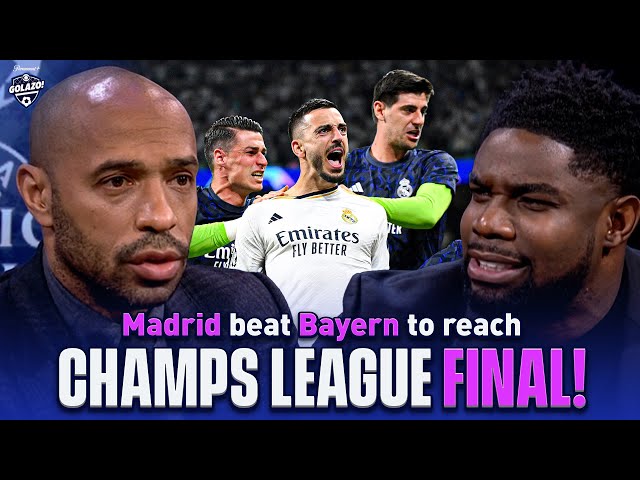 Thierry Henry, Carragher & Micah react as Real Madrid advance to UCL final | UCL Today | CBS Sports class=