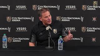 Bruce Cassidy Year-End Media Availability