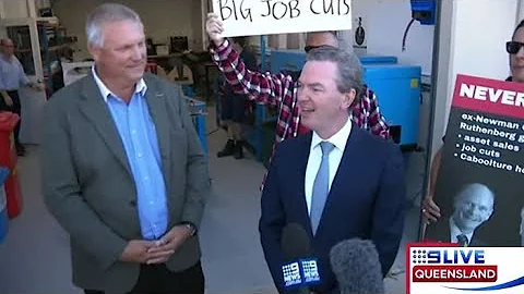 Christopher Pyne & Trevor Ruthenberg met by the Ne...