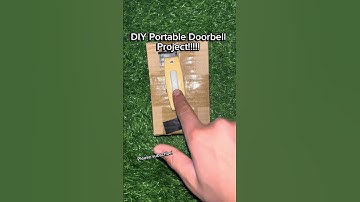 Genius Portable Travel Doorbell Arduino Project!!! #arduino #electronics #diy #esp32 #asmr