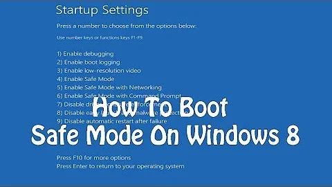 How to Boot into Safe Mode On Windows 8 / 8.1