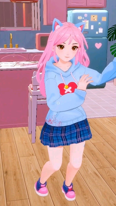Did you know our AI cat girl can dance? 💃 #ai #ai2u #catgirl #aigirl #aigames #anime #gaming