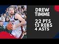 Drew timme highlights vs michigan state  111122  22 pts 13 rebs 4 asts