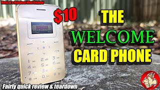 The AIEK X8 Card Phone is probably the thinnest WELCOME I've looked at...