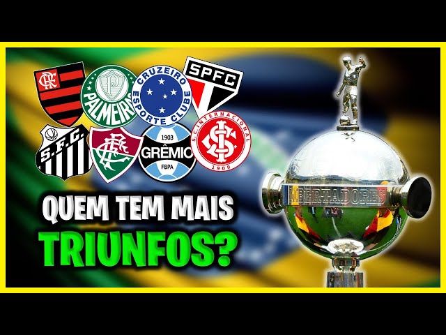 Brasileiros que mais chegaram nas finais da Libertadores