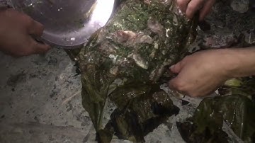 Đặc sản Tây Bắc cá nướng lá chuối