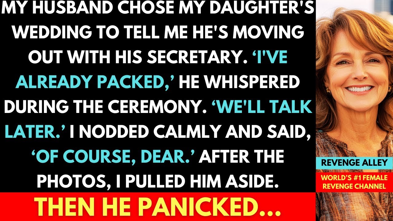 My Husband Used Our Daughter's Wedding To Announce He's Moving Out With His Secretary; Then...