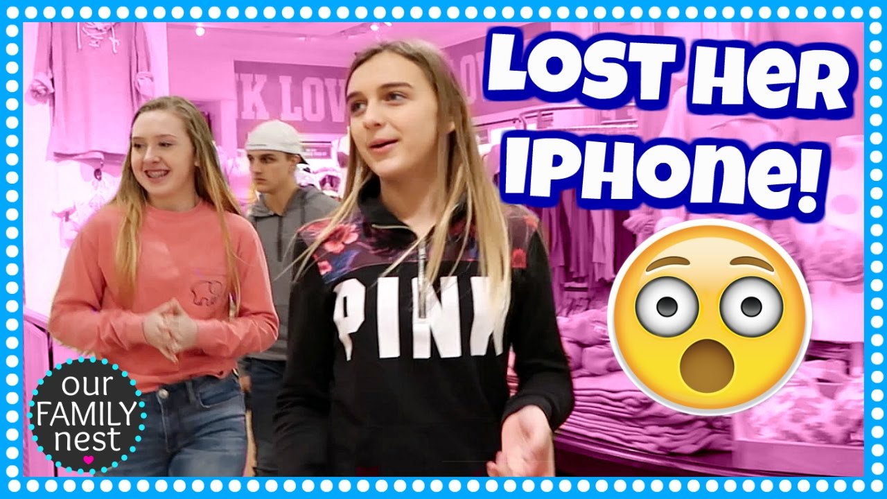 SHE LOST HER IPHONE AT THE SHOPPING MALL