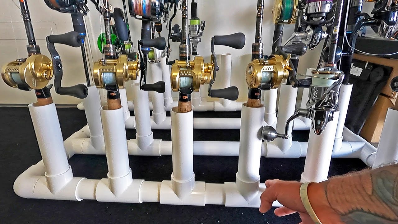 DIY FISHING ROD STORAGE - How to build the ultimate custom rod storage  system 