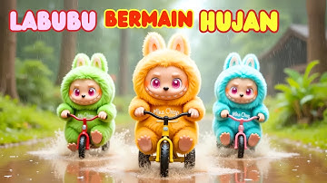 LAGU LABUBU HUJAN-HUJANAN #labubu #laguanakindonesia #laguedukasi