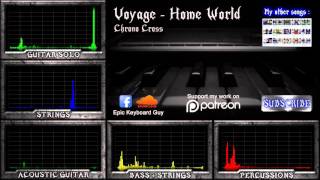 Video thumbnail of "CHRONO CROSS - VOYAGE HOME WORLD 🎹 (Keyboard Cover) 🎧"