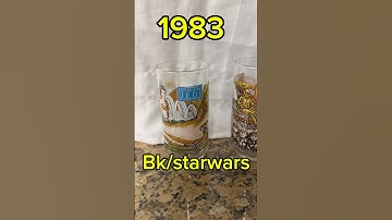 1983 starwars/bk vintage cups #dallas #starwars #darthvader #rotj #burgerking #vintage #fyp