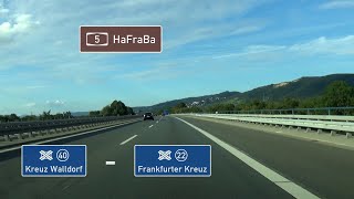 🇩🇪 A5: AK Walldorf - Frankfurter Kreuz (3,5x)