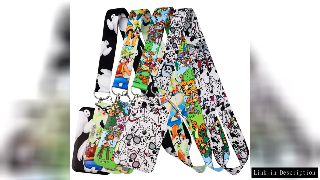 Cute Dog Credential Holder Cartoon Lanyards for Keys Neck Strap ID Card Gym Phone Straps Hanging Rop