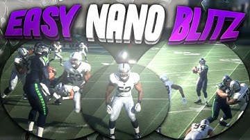 EASY NANO BLITZ IN MADDEN 20! | GET INSTANT PRESSURE & LOCKDOWN COVERAGE | MADDEN 20 NANO BLITZ