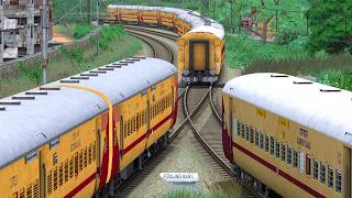 SLEEPER COACH ADD IN ICF EXPRESS TRAIN | BUMPY RAILROAD | Train Simulator | Railwork | NTG GAMING screenshot 2