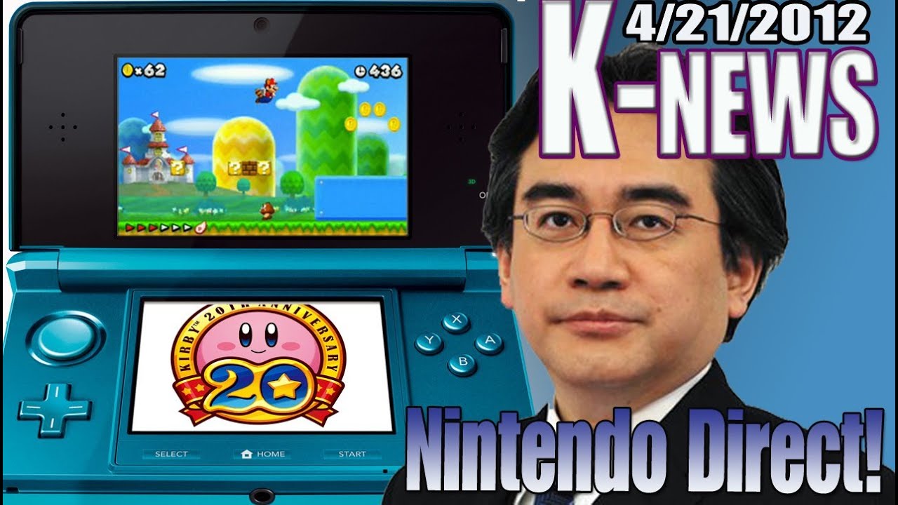KNews Nintendo Direct Recap April 20th New Super Mario Bros 2, Kirby