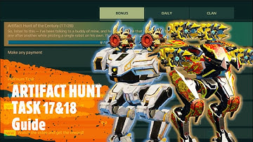 WAR ROBOTS RETRO EVENT || TASK 17 AND 18 || GUIDE