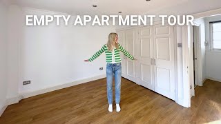My new home in London  empty apartment tour!