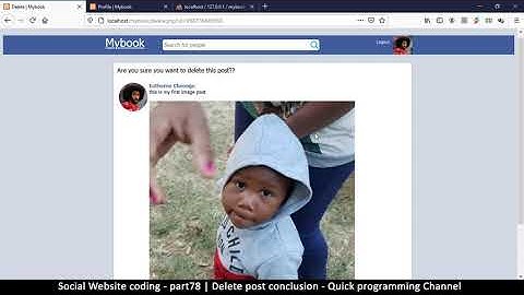 Social Website from scratch - Part 78 - Delete post conclusion | OOP PHP with MYSQL Database