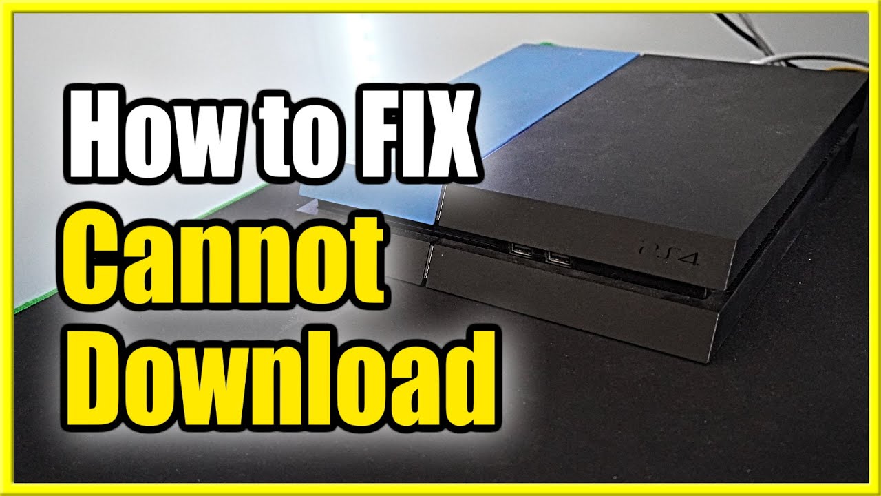 Fascinate server industri How to fix PS4 "Cannot Download" Game, Update or DLC (Easy Method!) -  YouTube