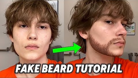 Fake BEARD Makeup Tutorial