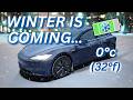 Is a Tesla the BEST Car at the FREEZING point?
