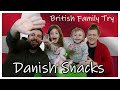 🇩🇰 BRITISH FAMILY TRY DANISH SNACKS!! 🇩🇰