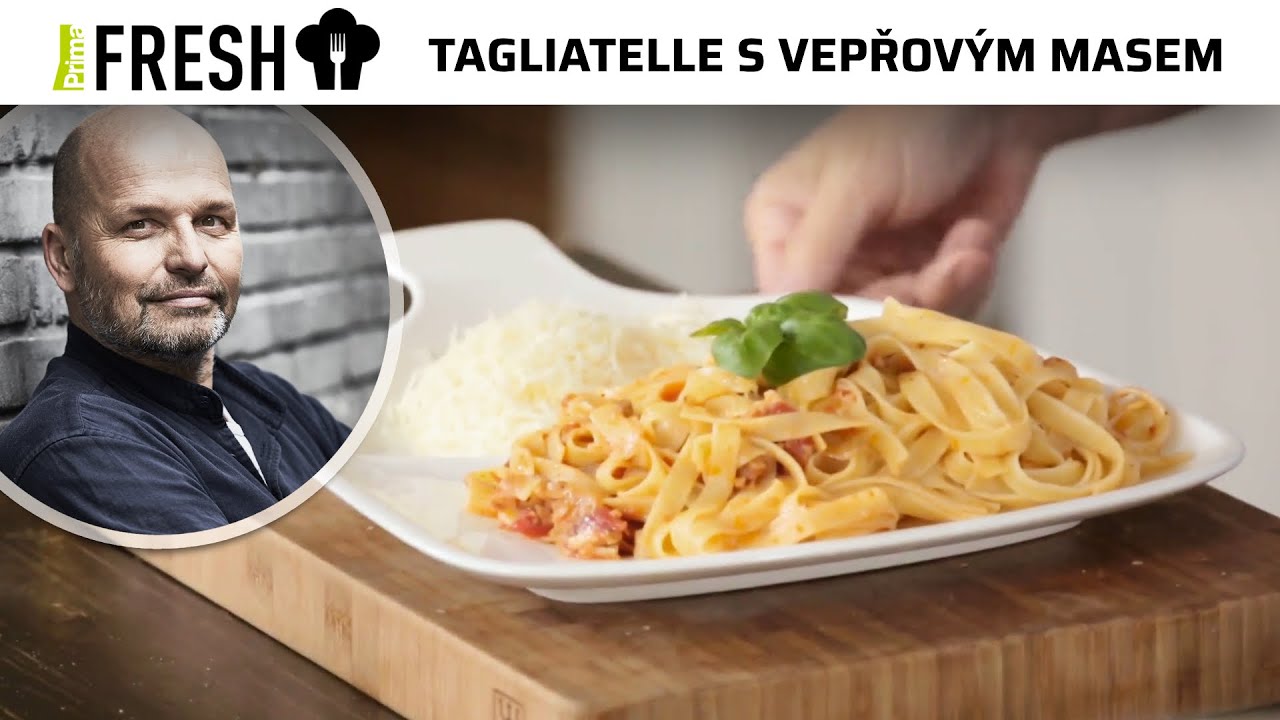 Tagliatelle s vepřovým masem podle Zdeňka Pohlreicha | Těstoviny na oběd i večeři