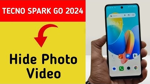 HOW TO HIDE PHOTO VIDEO, Tecno Spark go 2024 me Photo and video chhipaye, photo hide kaise kare