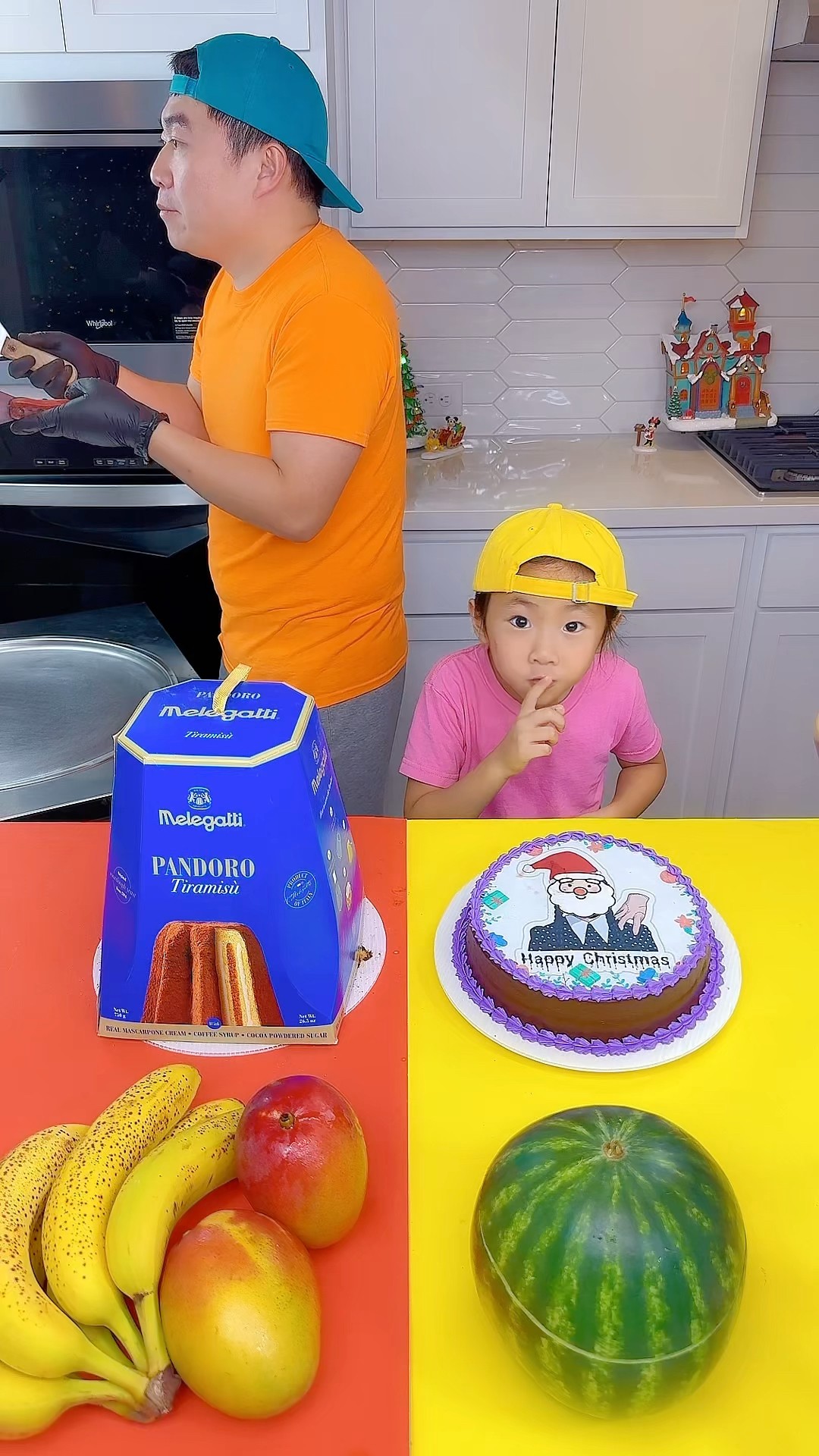 Wednesday Addams cake vs watermelon ice cream challenge!? #funny by Ethan Funny Family