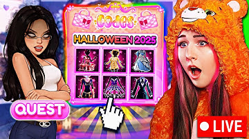 [HALLOWEEN 🎃] Playing NEW QUEST, Showing SECRETS & More UPDATES! | ROBLOX Dress To Impress