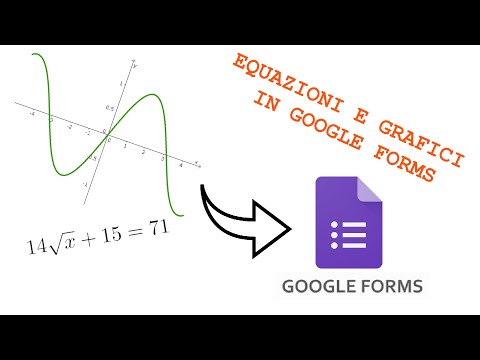 Inserire formule matematiche e grafici in Goolge Form - free
