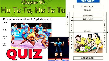 QUIZ (Test Yourself) / Hu Tu Tu / Class 4 EVS / NCERT / worksheets / Question Answers