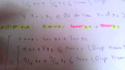 Algo-simplexe Recherche opérationnelle 7