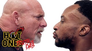 Goldberg and Big E Want to Fight While Playing Truth or Dab | Hot Ones