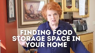 Finding Food Storage Space in Your Home