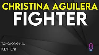 Christina Aguilera - Fighter - Karaoke Instrumental