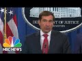 DOJ Announces Charges Against RU Military Officers For Alleged Malware Operations | NBC News NOW