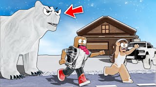 A DUSTY Road TRIP, But IN THE SNOW! 😨❄️ - Roblox A Snowy Trip