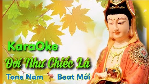 ĐỜI NHƯ CHIẾC LÁ || KaraOke Tone Nam || Beat Mới Chuẩn || Tác giả Tiều Phu