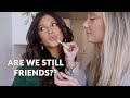 This was painful to watch... My Best Friend Does My Make Up PART 2 | Case &amp; Linds