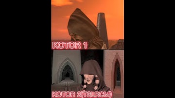 KOTOR 1 VS KOTOR 2(TSLRCM) /star wars