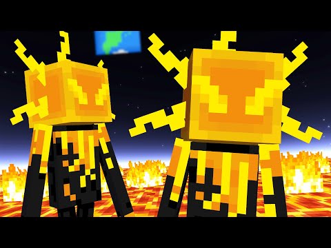 Minecraft Mobs if they lived on the Sun