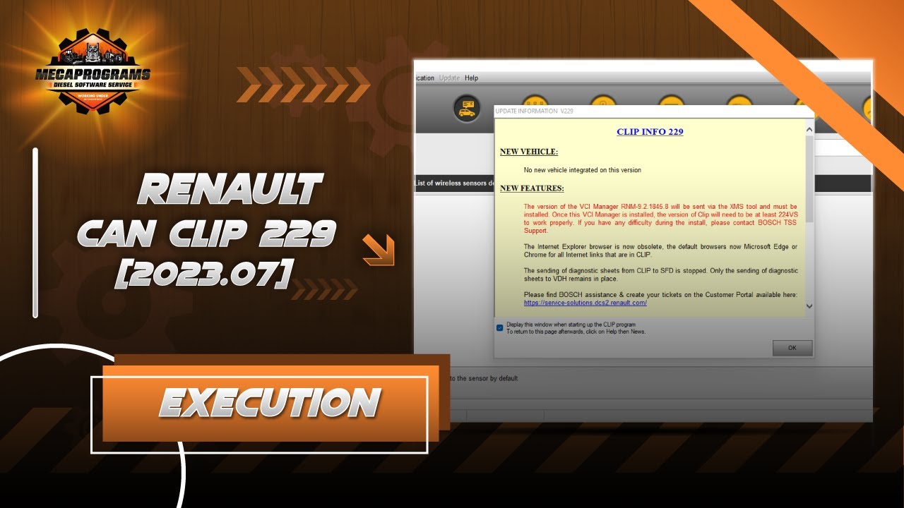 Activation sonde renault clip jusqu'à 2029 