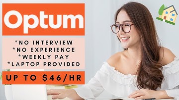 Optum is Hiring Remote + No Interview No Experience No Phone Work From Home Jobs 2025